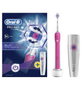 Oral-B Pro 680 Pink 3DWhite  Toothbrush