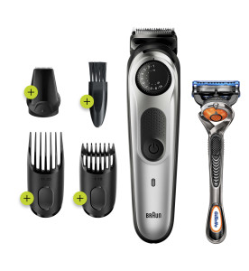  Braun Beard Trimmer BT5260 Men Beard Trimmer and Hair Clipper, 39 Length Settings