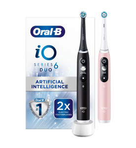 Oral-B iO 6 Black & Rose Electric Toothbrushes