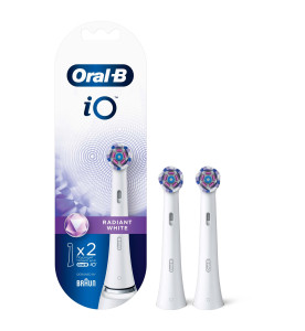 Oral-B iO Radiant White Brush Heads, 2 Counts