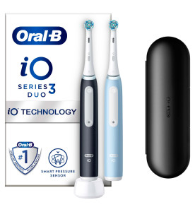 Oral-B iO 3 Black & Blue Electric Toothbrushes