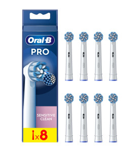 Oral-B Pro Sensitive Clean Toothbrush Heads, 8 Counts