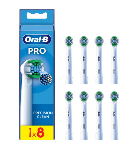 Oral-B Pro Precision Clean Electric Toothbrush Heads, 8 Counts