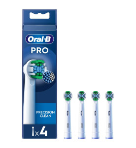 Oral-B Pro Precision Clean Toothbrush Heads, 4 Counts