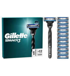 Gillette Mach3 Razor For Men, 1 Gillette Razor,