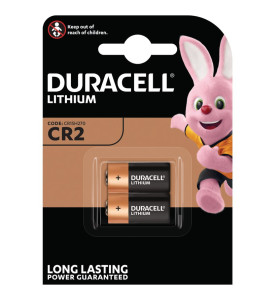 Duracell Lithium CR2 Twin Batteries (Card of 2)