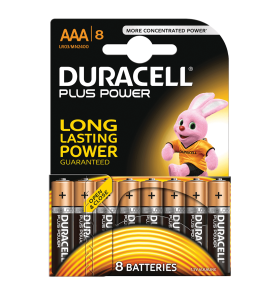 Duracell Plus Power AAA 8 Pack