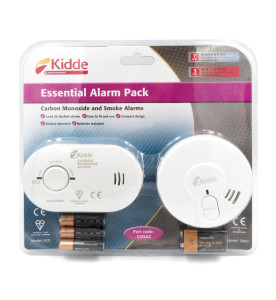 Kidde 5CO Carbon Monoxide Alarm 29HD Smoke Fire Detector Pack