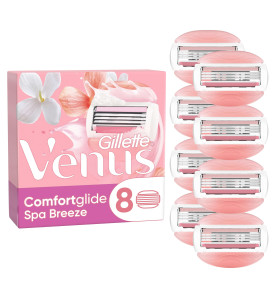 Venus Comfortglide Spa Breeze Razors x8 