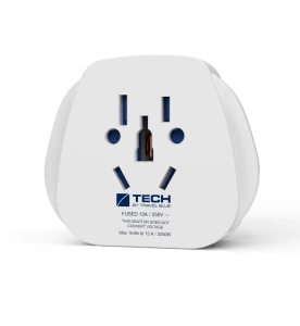 Travel Blue British Travel Plug Adaptor (Non Earthed Adaptor)