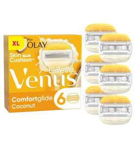 Venus Rifle Comfortglide Coconut Plus Olay, 6 Razor Blades