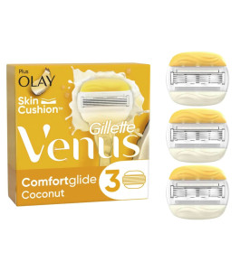 Venus Rifle Comfortglide Coconut Plus Olay, 3 Razor Blades