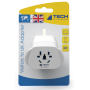 Travel Blue British Travel Plug Adaptor (Non Earthed Adaptor)